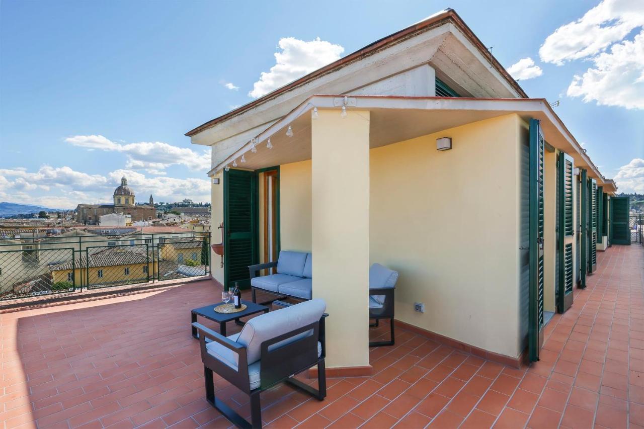 Penthouse With Big Terrace In Oltrarno Apartment Florence Ngoại thất bức ảnh